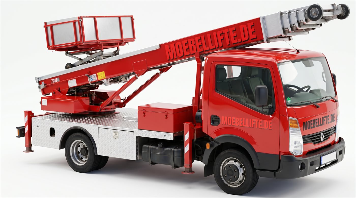 LKW-Möbellift bis 29 Meter und 400 kg Tragkraft