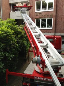 Möbellift im Einsatz